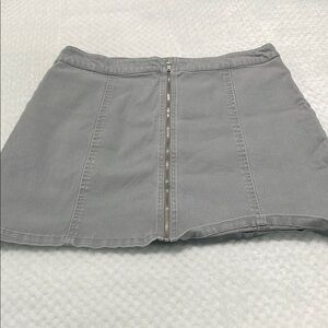 Forever 21 Gray Mini Skirt Casual Night Out